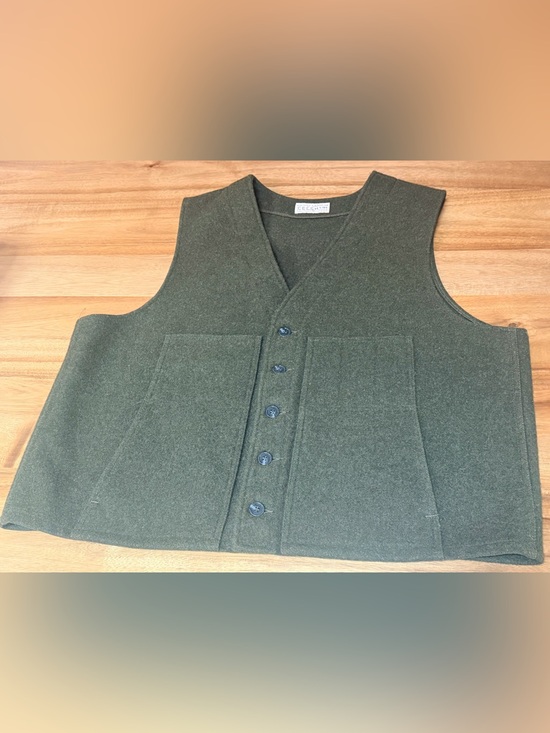 Filson Other - Vintage Filson MACKINAW WOOL VEST 3XL Olive Green